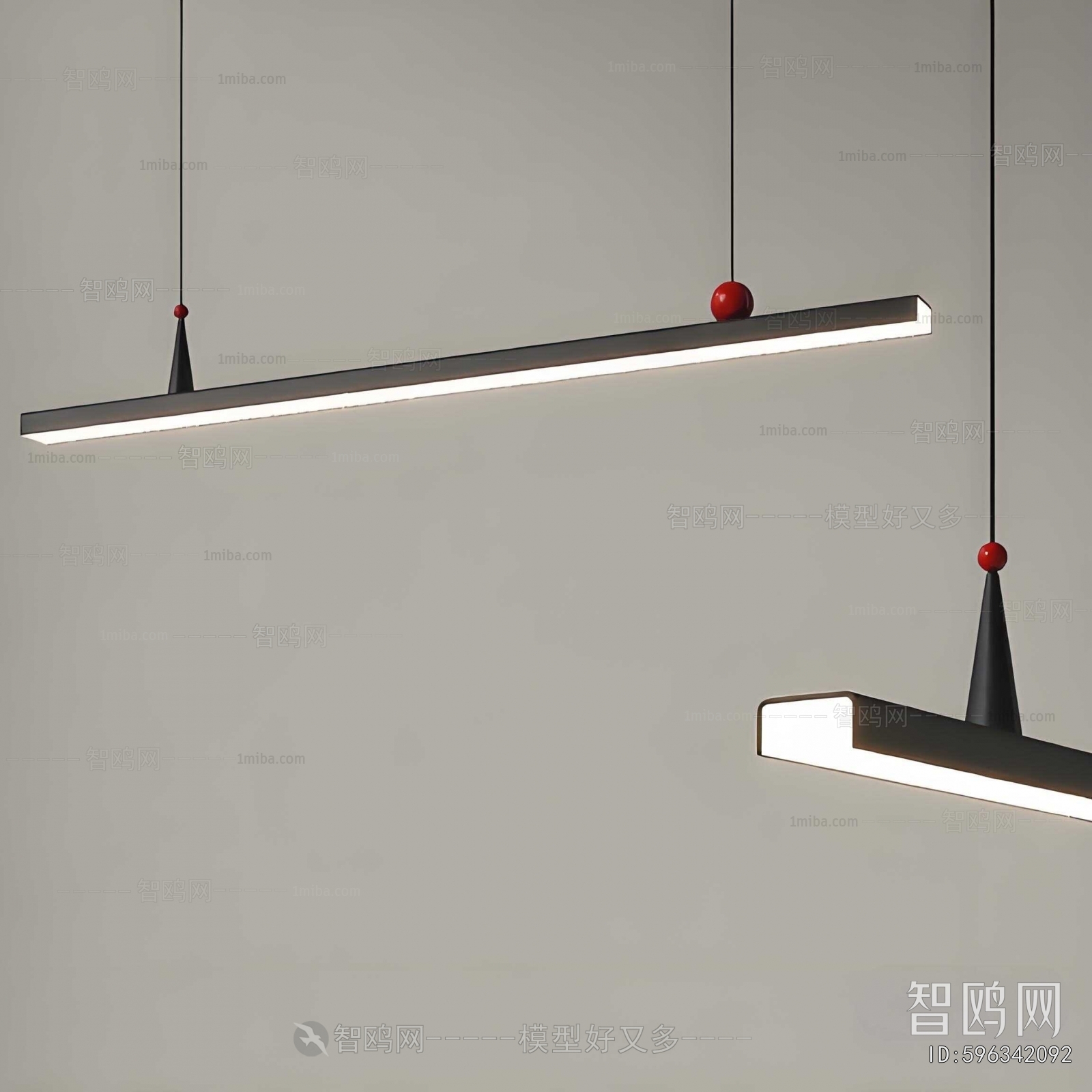 Modern Long Chandelier