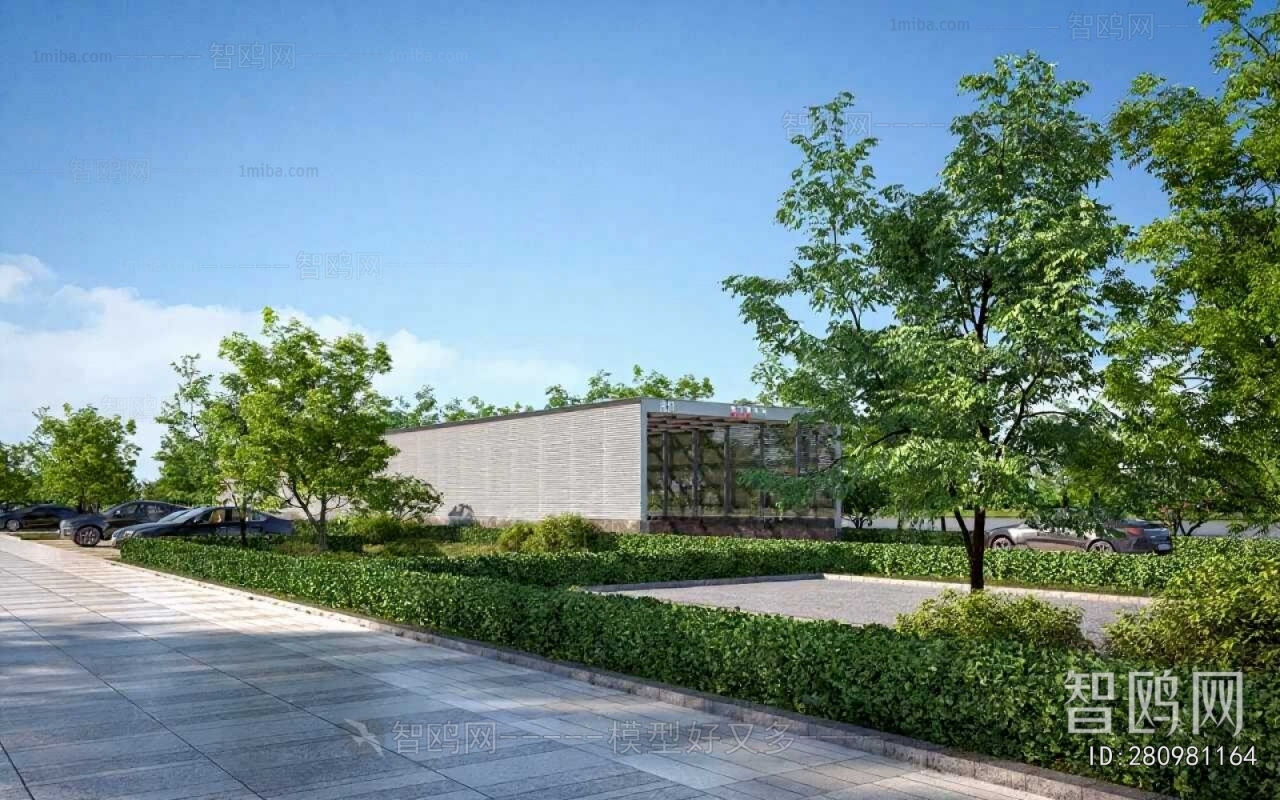 Modern Underground Parking Lot