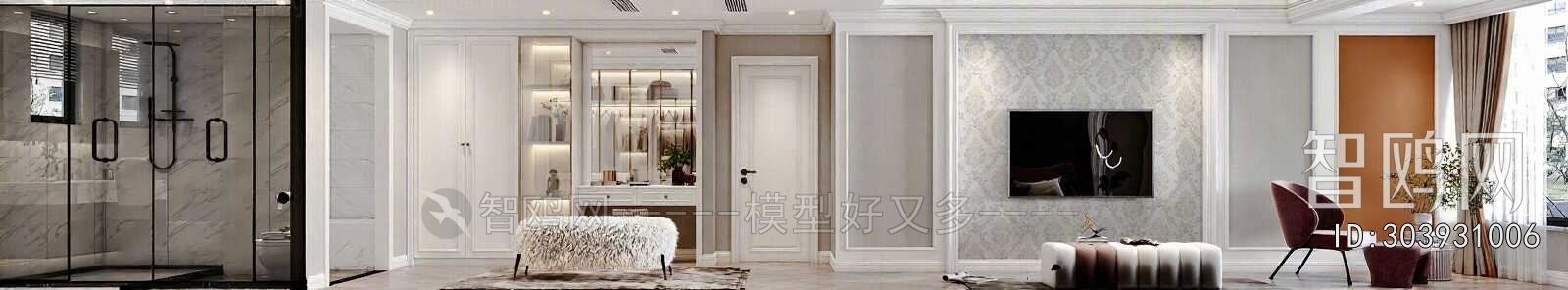 American Style Bedroom