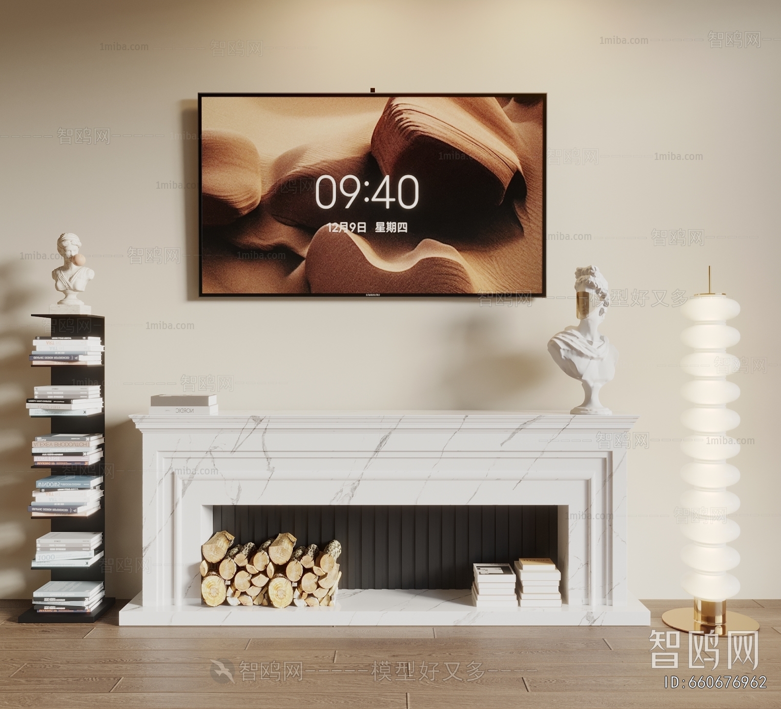 French Style Fireplace