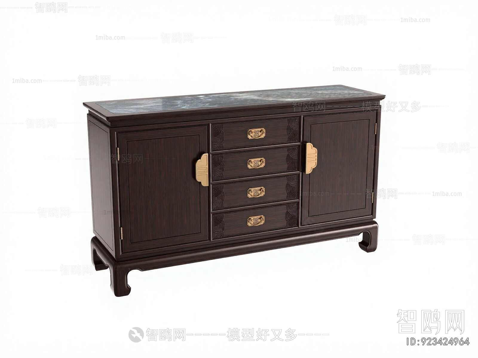 New Chinese Style Entrance Cabinet