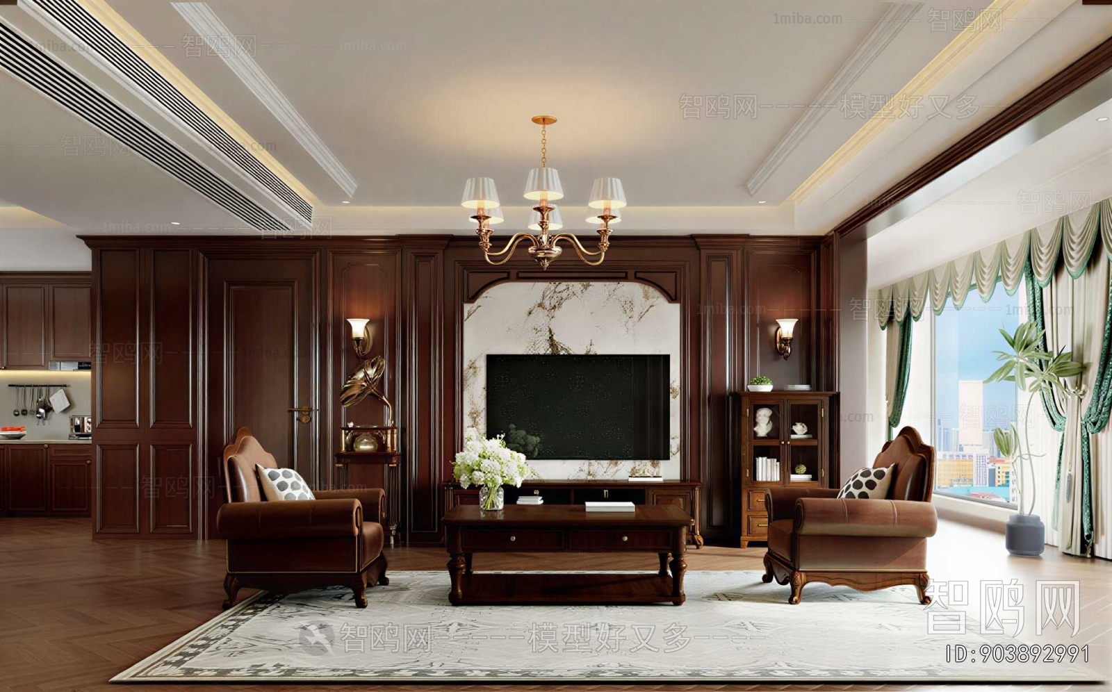 American Style A Living Room