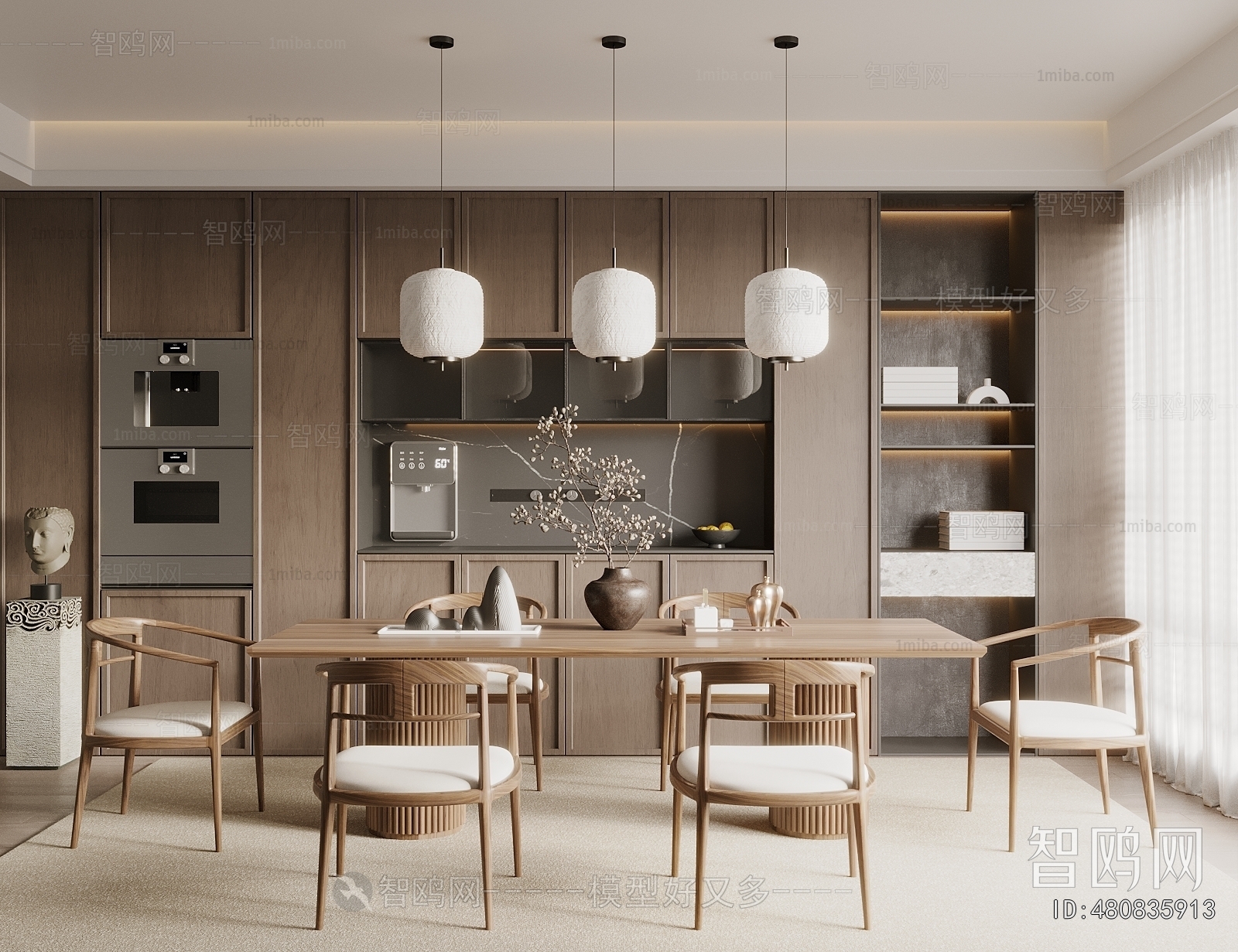 New Chinese Style Dining Room