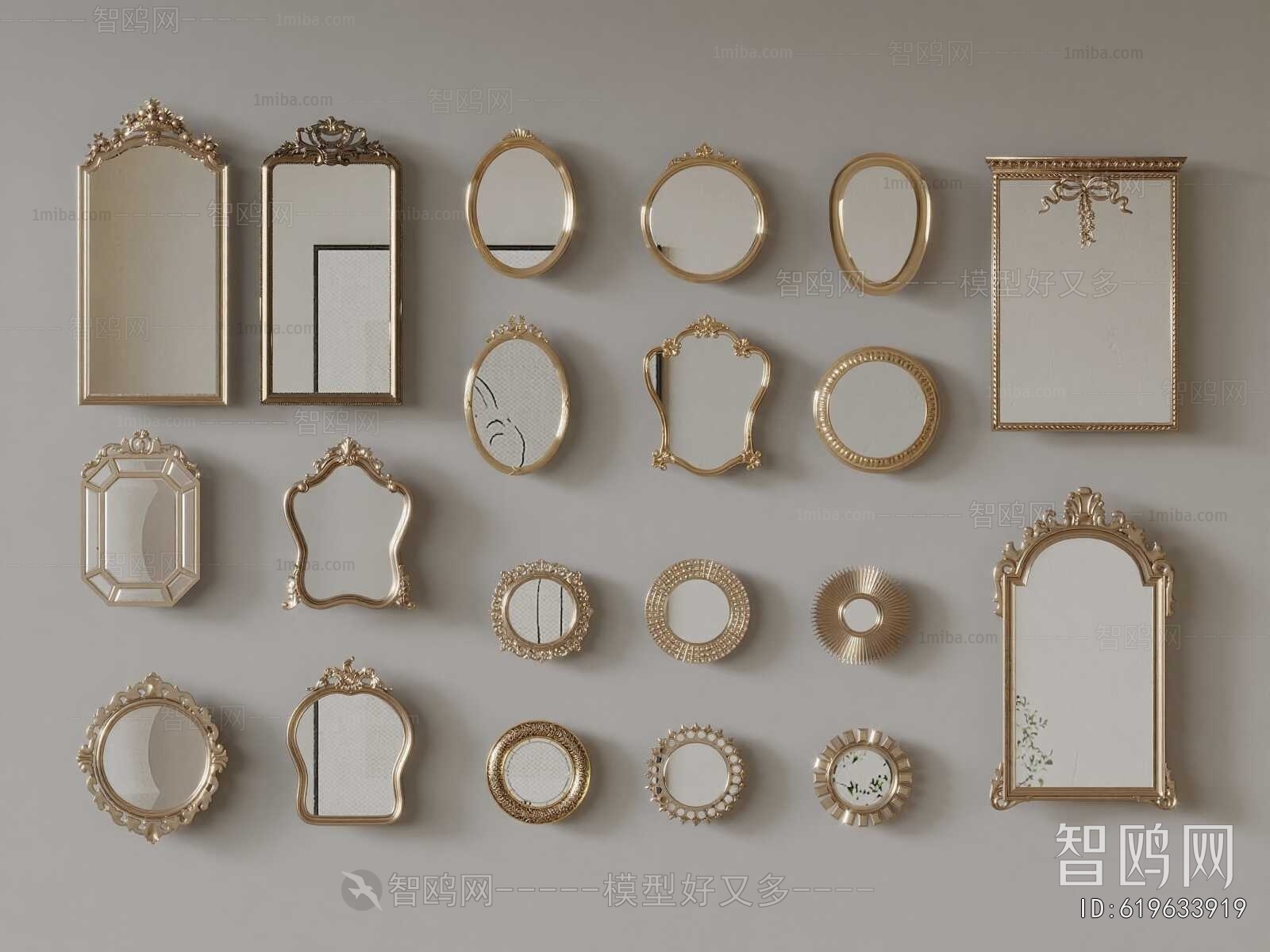 Simple European Style The Mirror