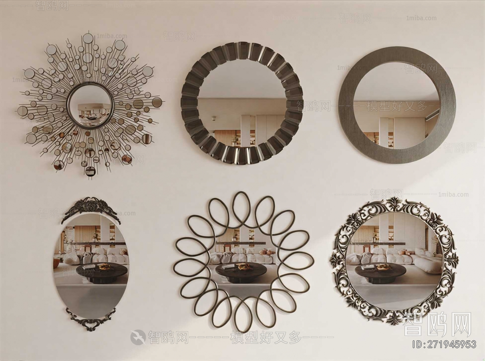 Simple European Style The Mirror