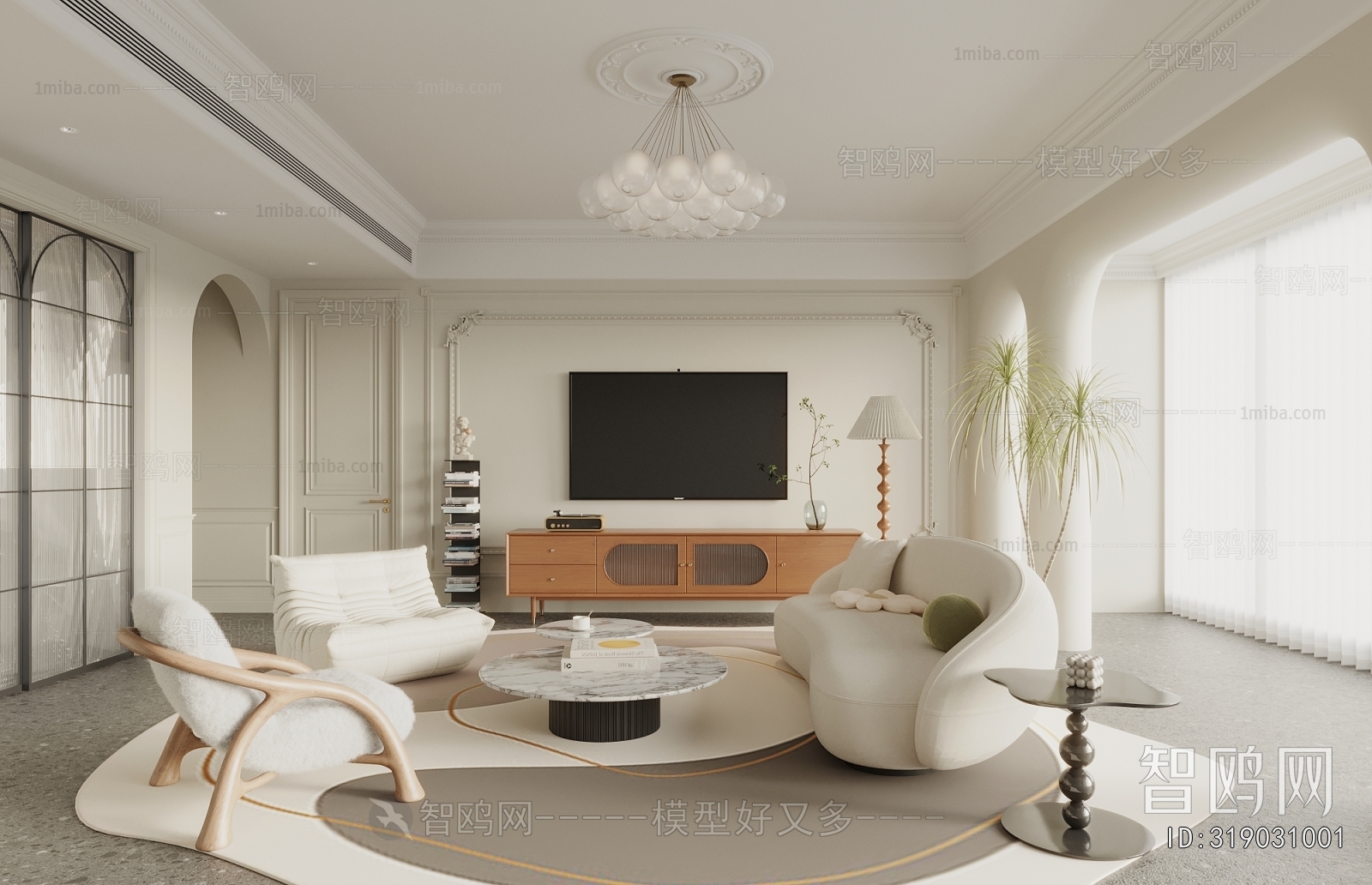 French Style A Living Room