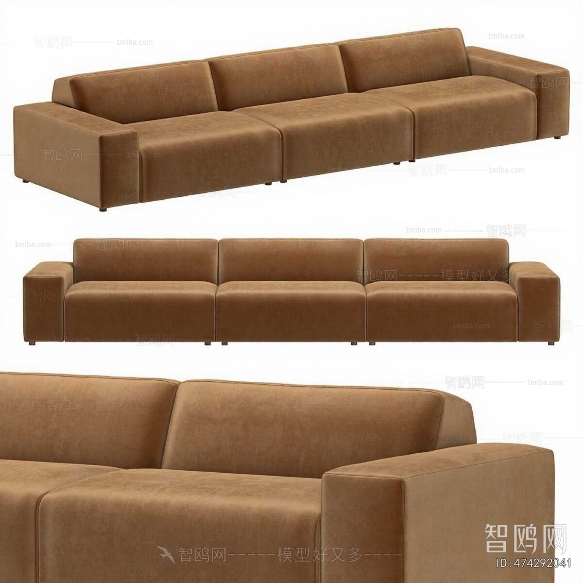 Modern Three-seat Sofa