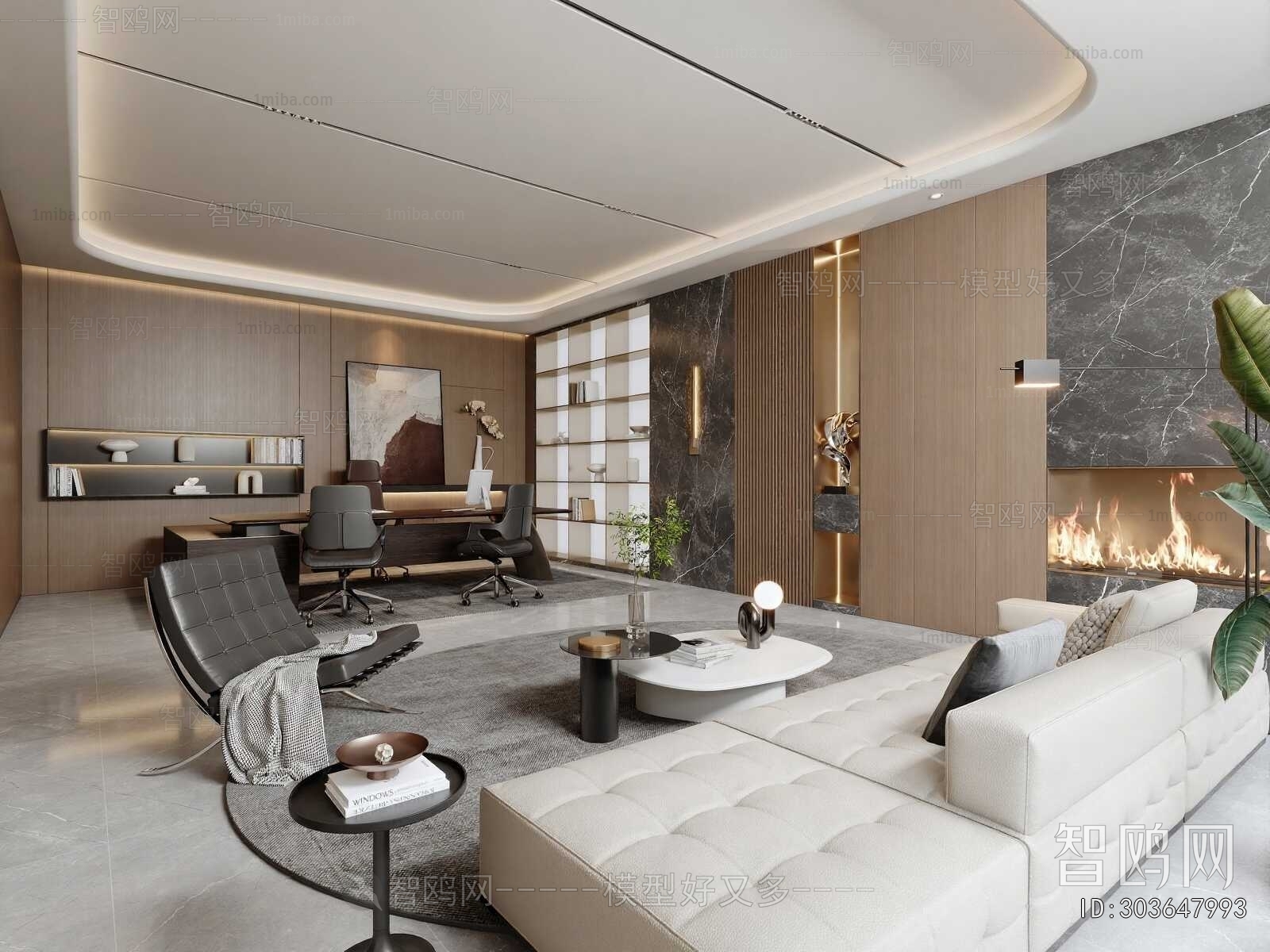 Modern Manager's Office