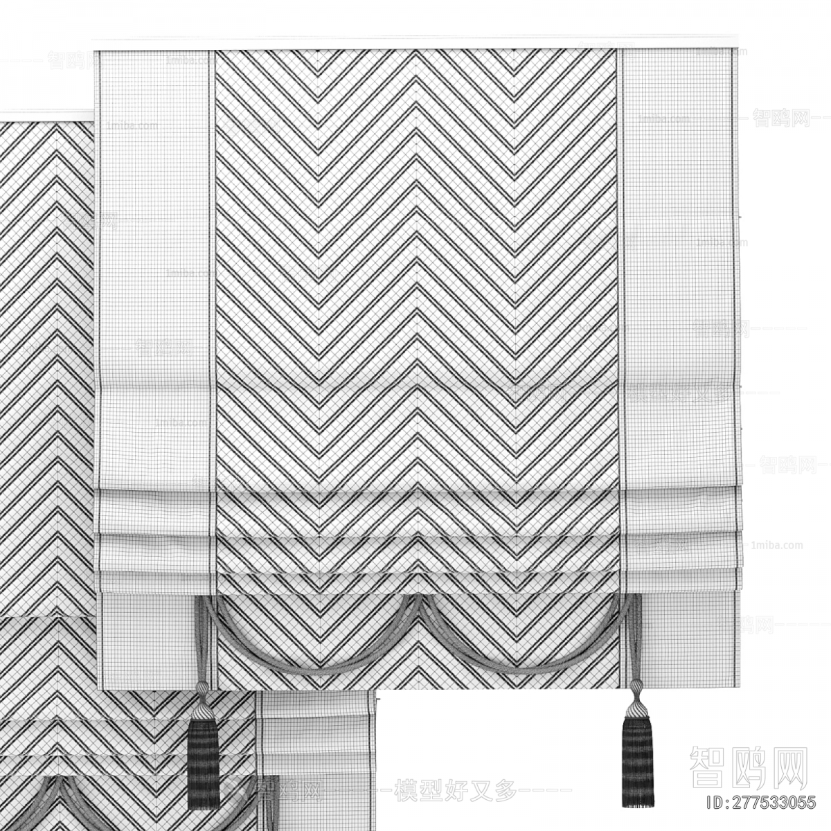 Modern Roman Curtain