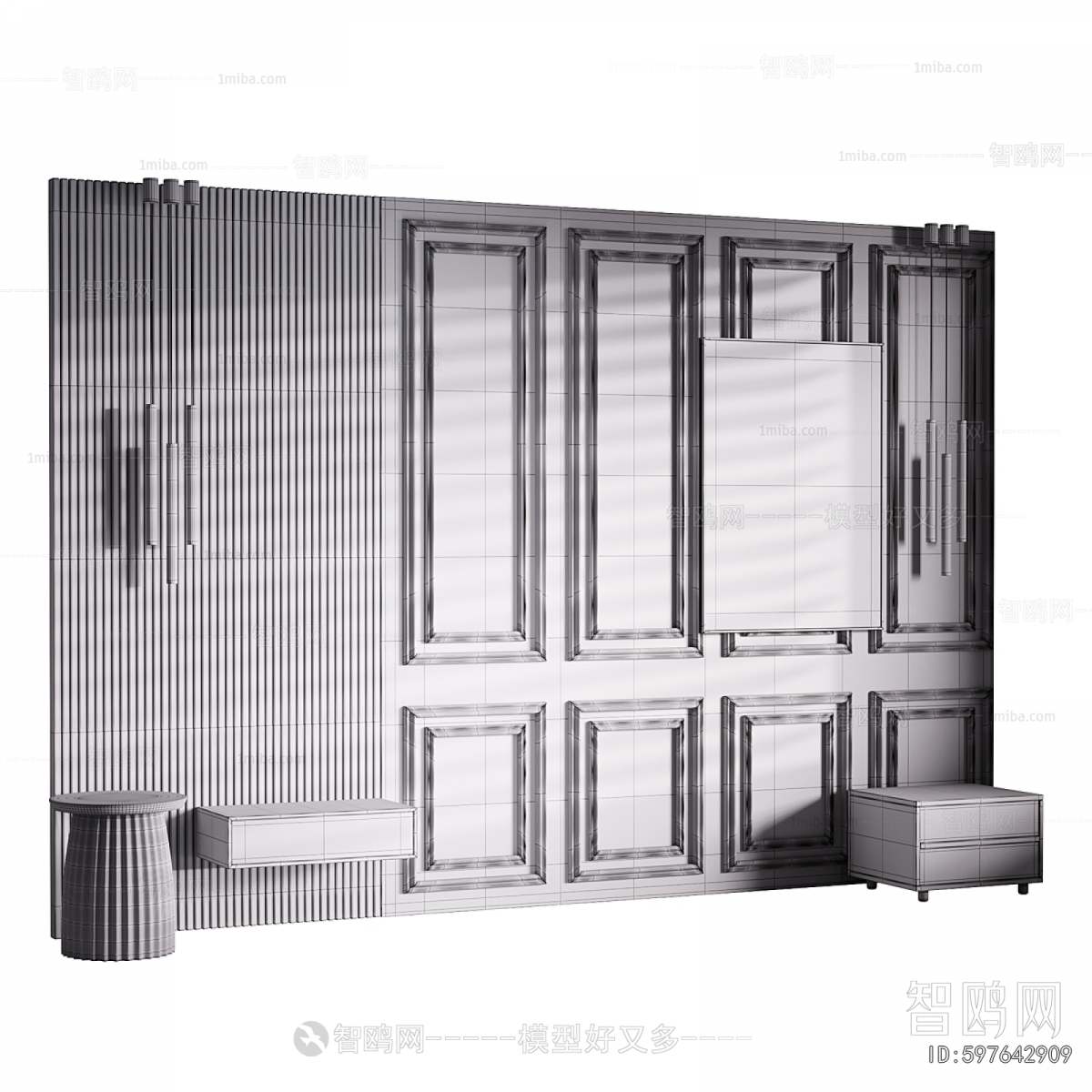 European Style TV Wall