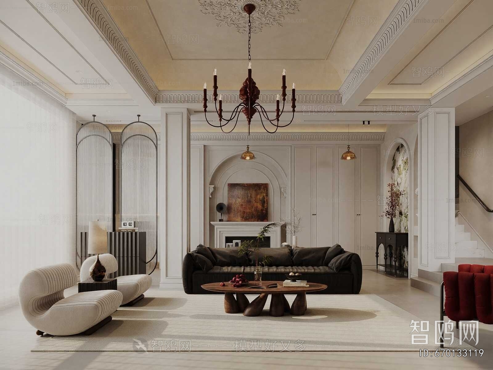 French Style A Living Room