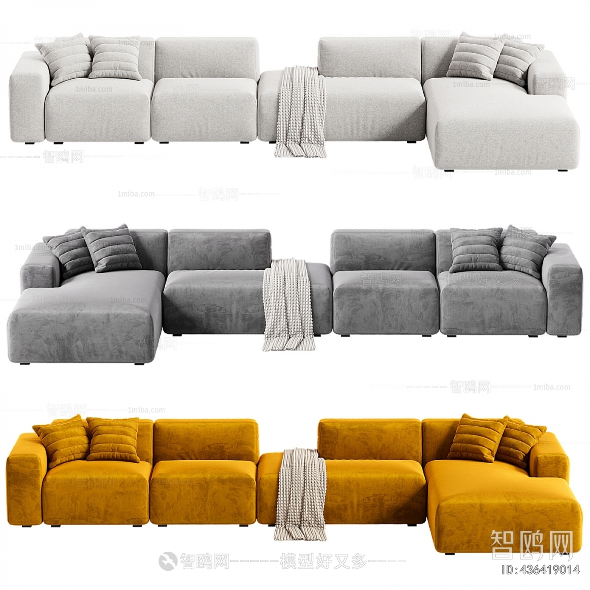 Nordic Style Corner Sofa