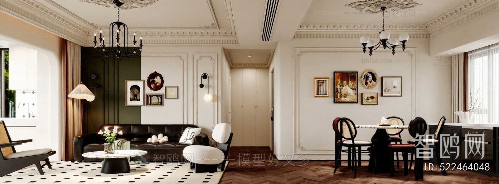 French Style A Living Room