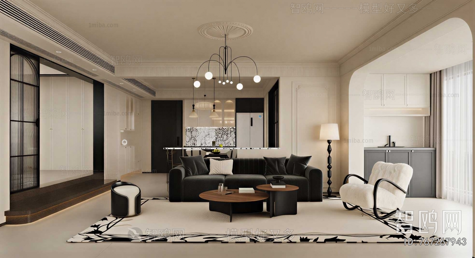 French Style A Living Room