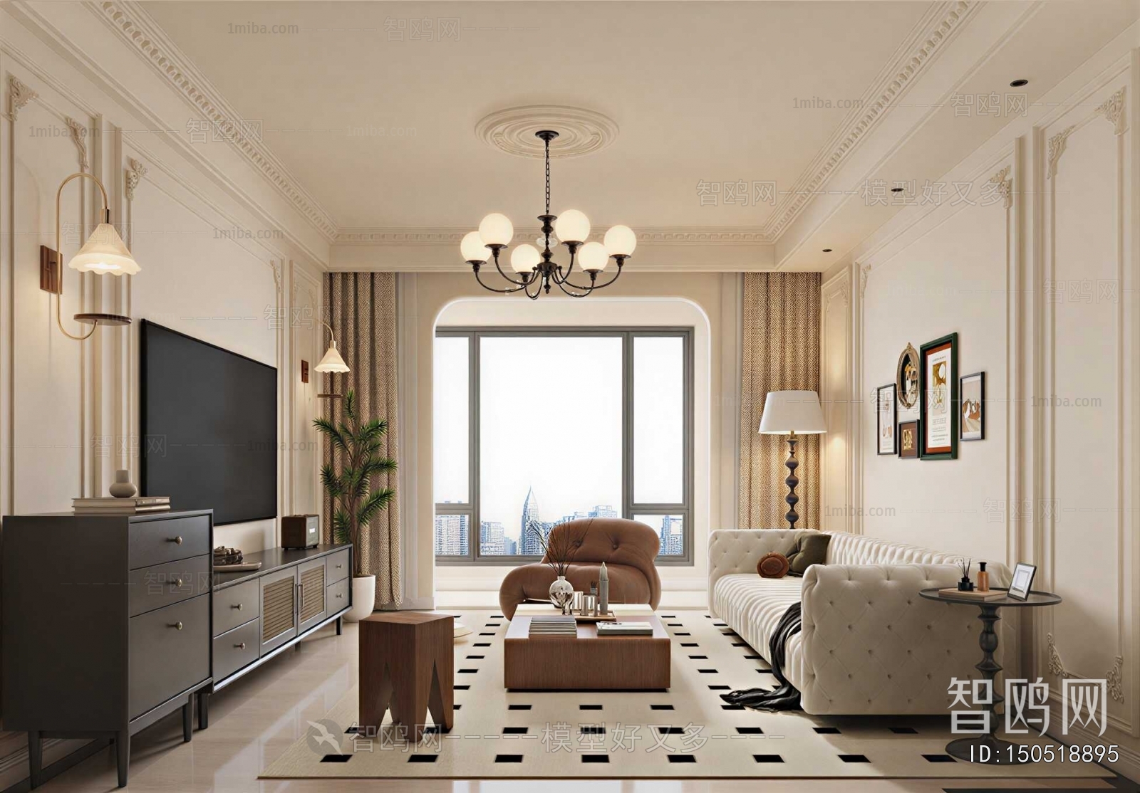 French Style A Living Room