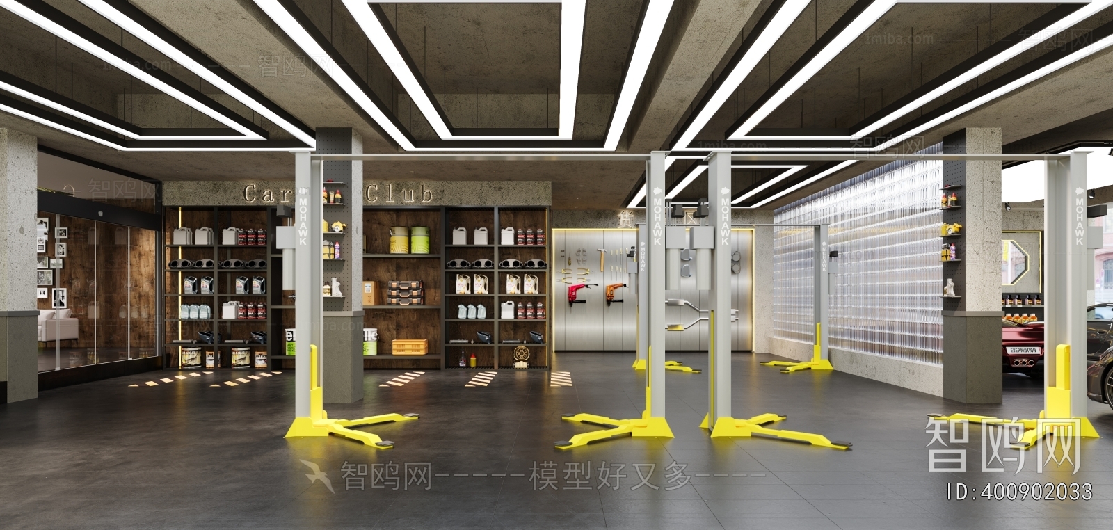 Modern Automobile Repair Shop