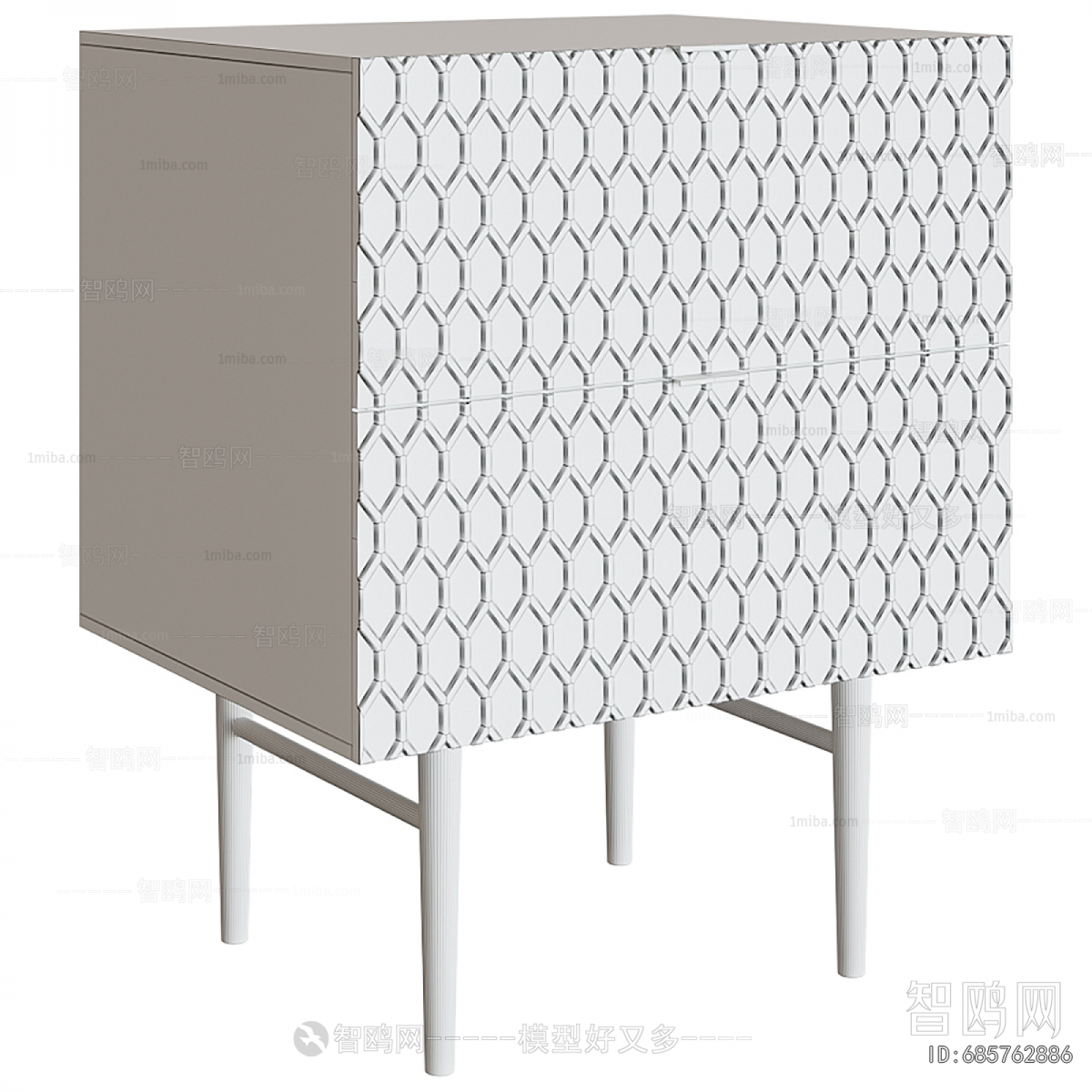 Modern Bedside Cupboard