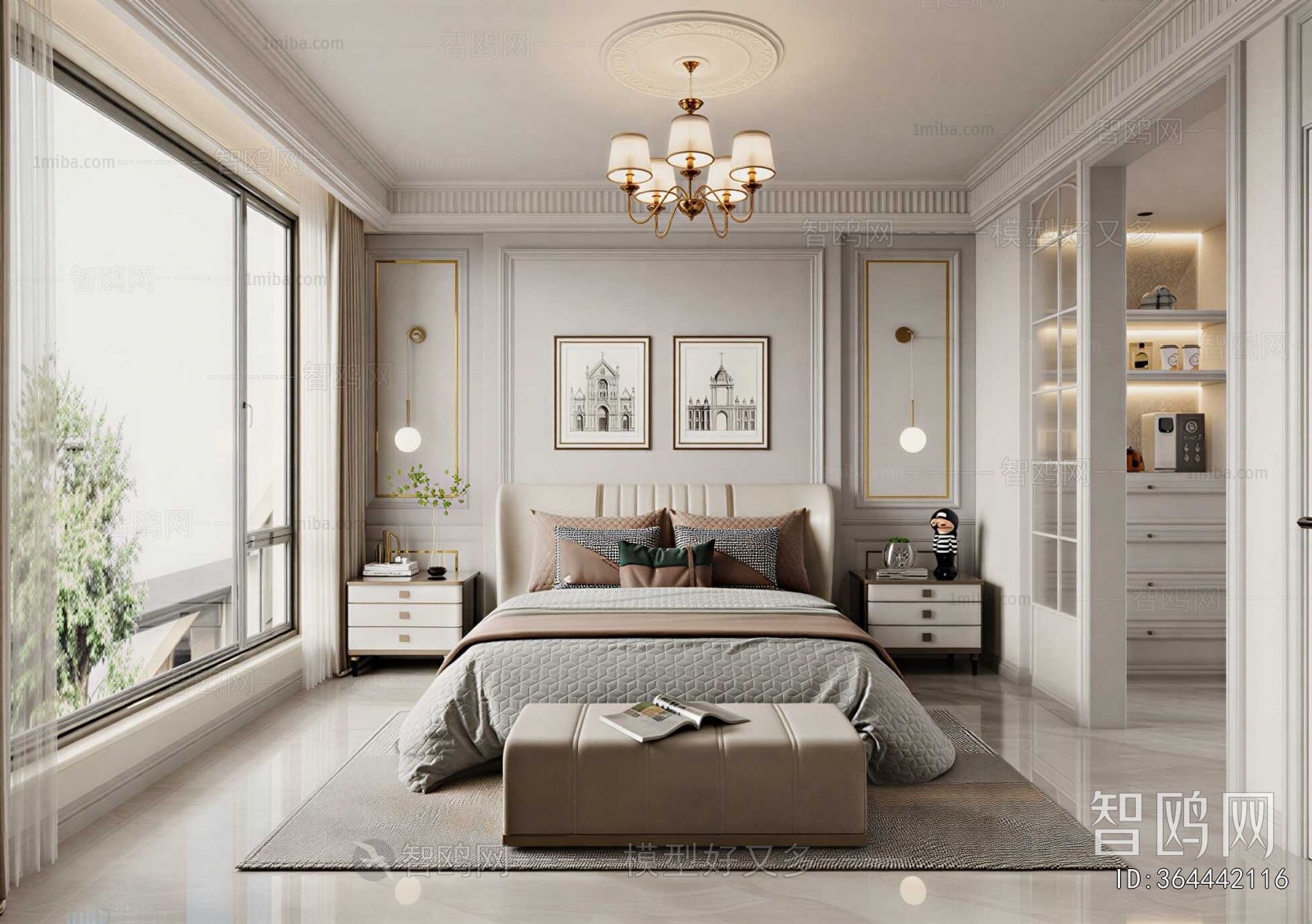 American Style Bedroom