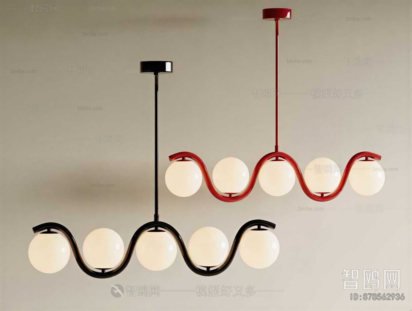 Modern Long Chandelier