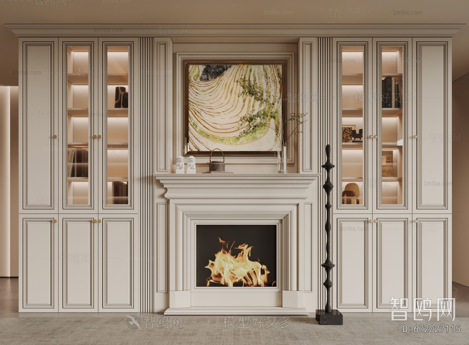 French Style Bookcase