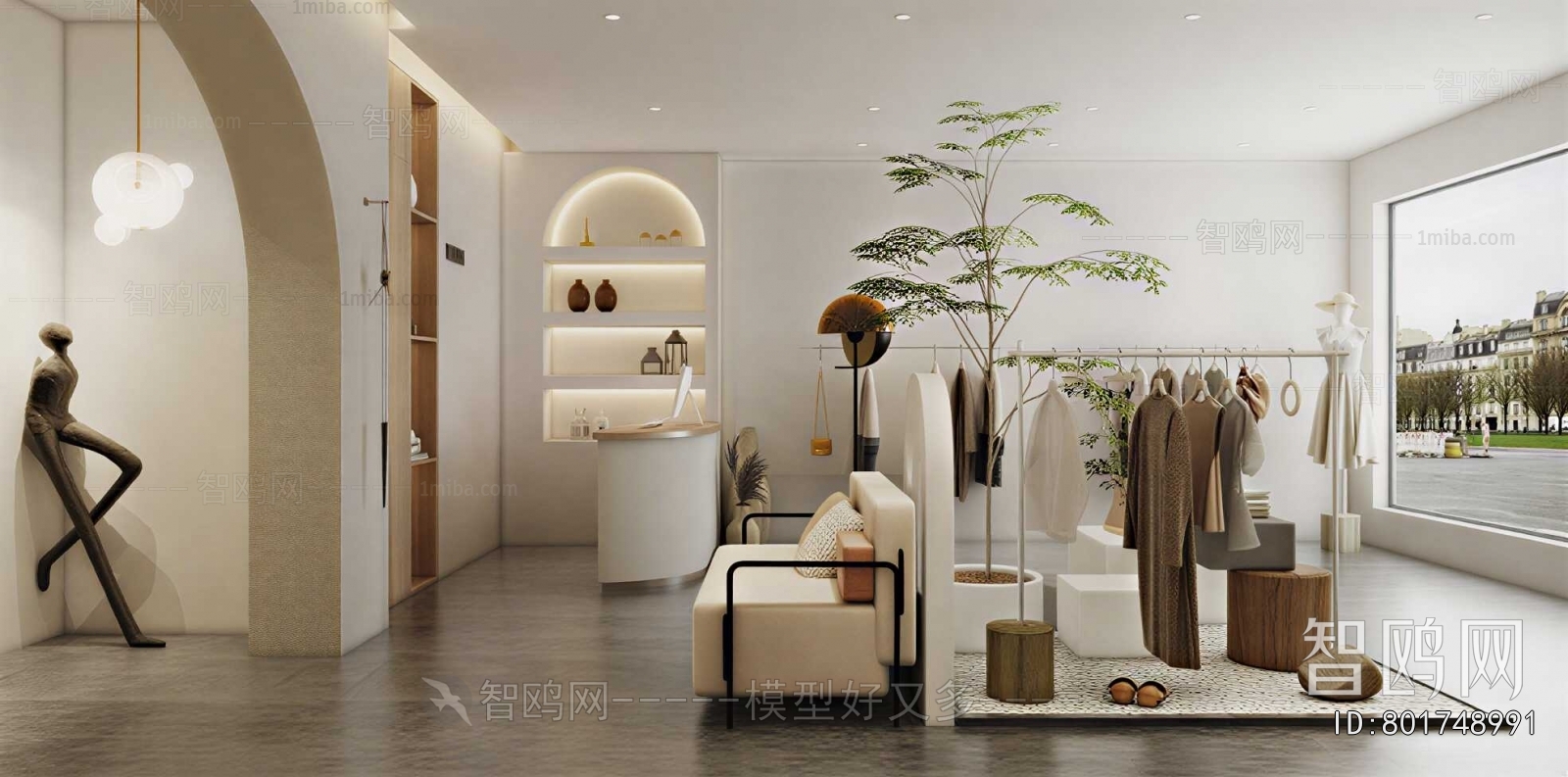 Modern Clothing Store