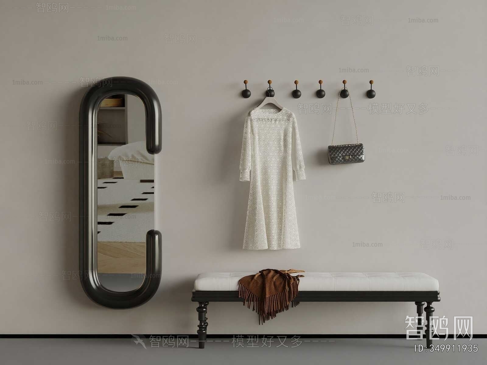 Modern Stool For Changing Shoes