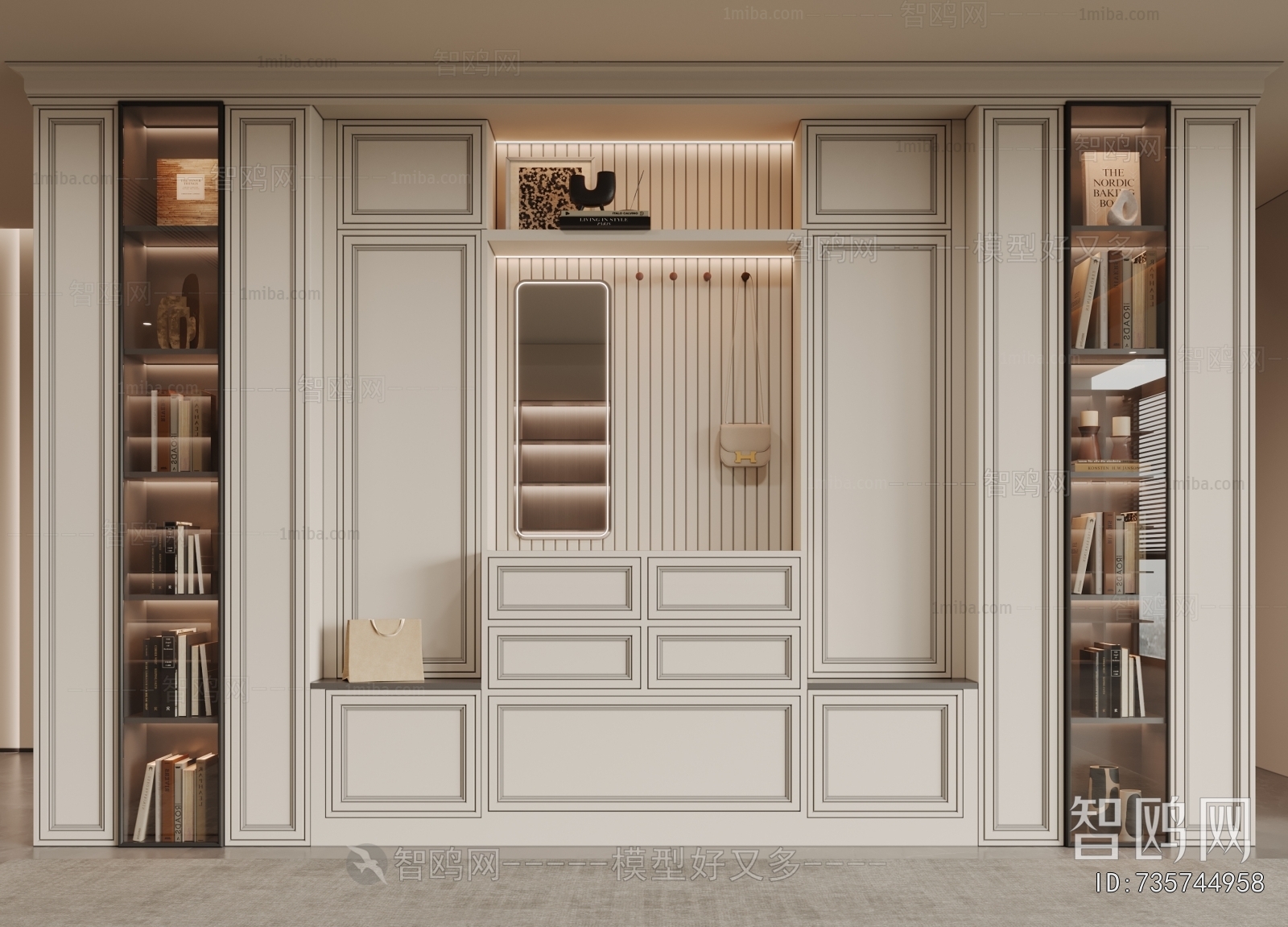 American Style Shoe Cabinet