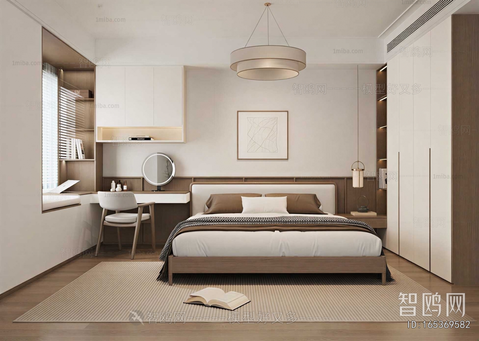 New Chinese Style Bedroom