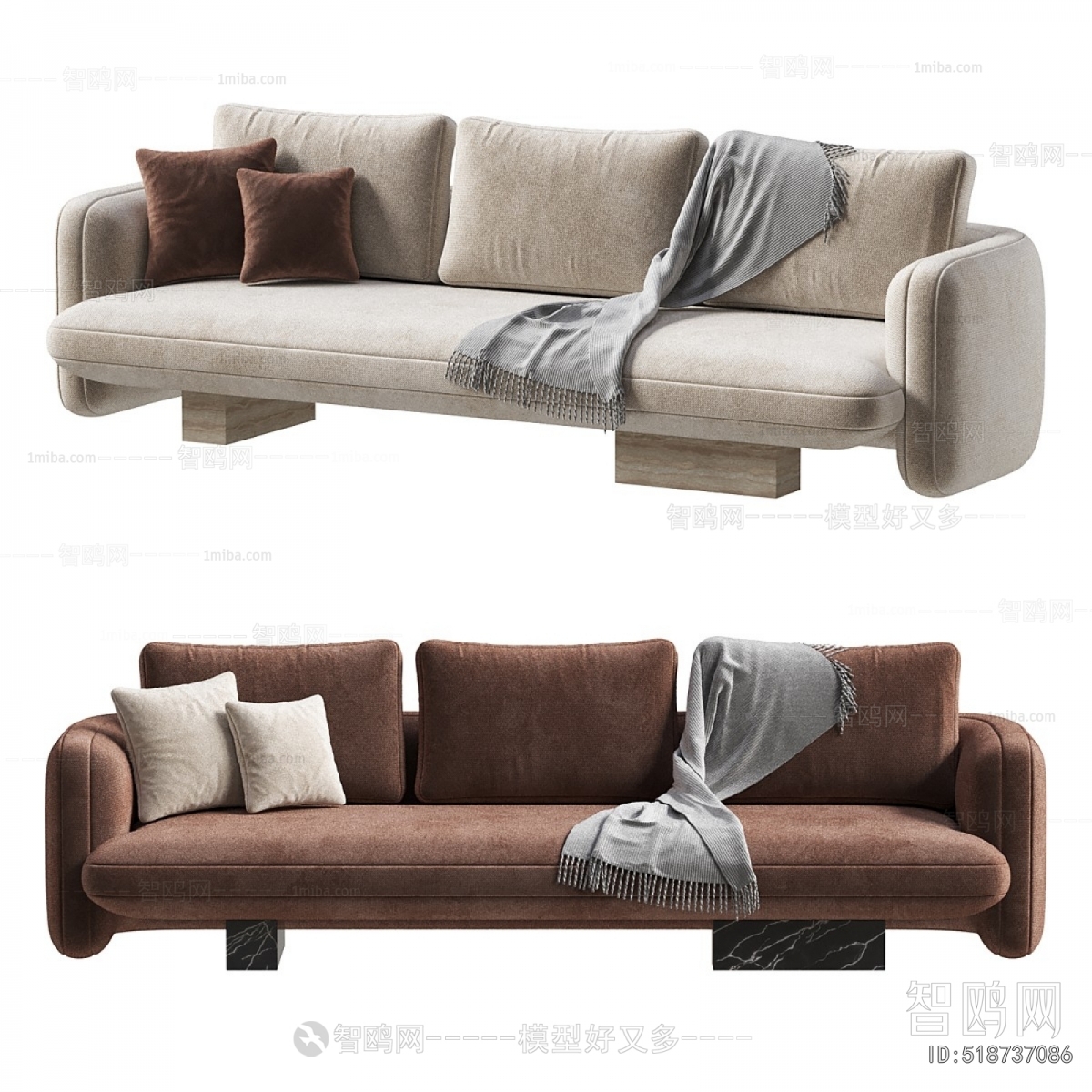 Modern Three-seat Sofa