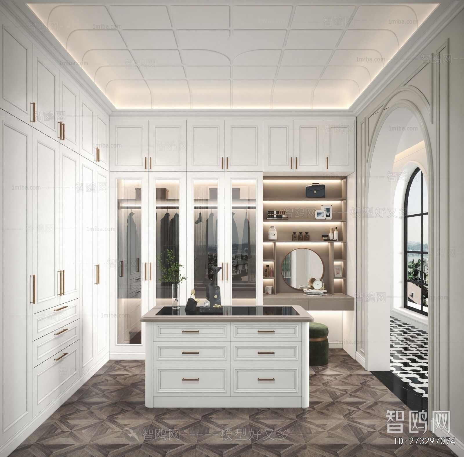 Modern Clothes Storage Area