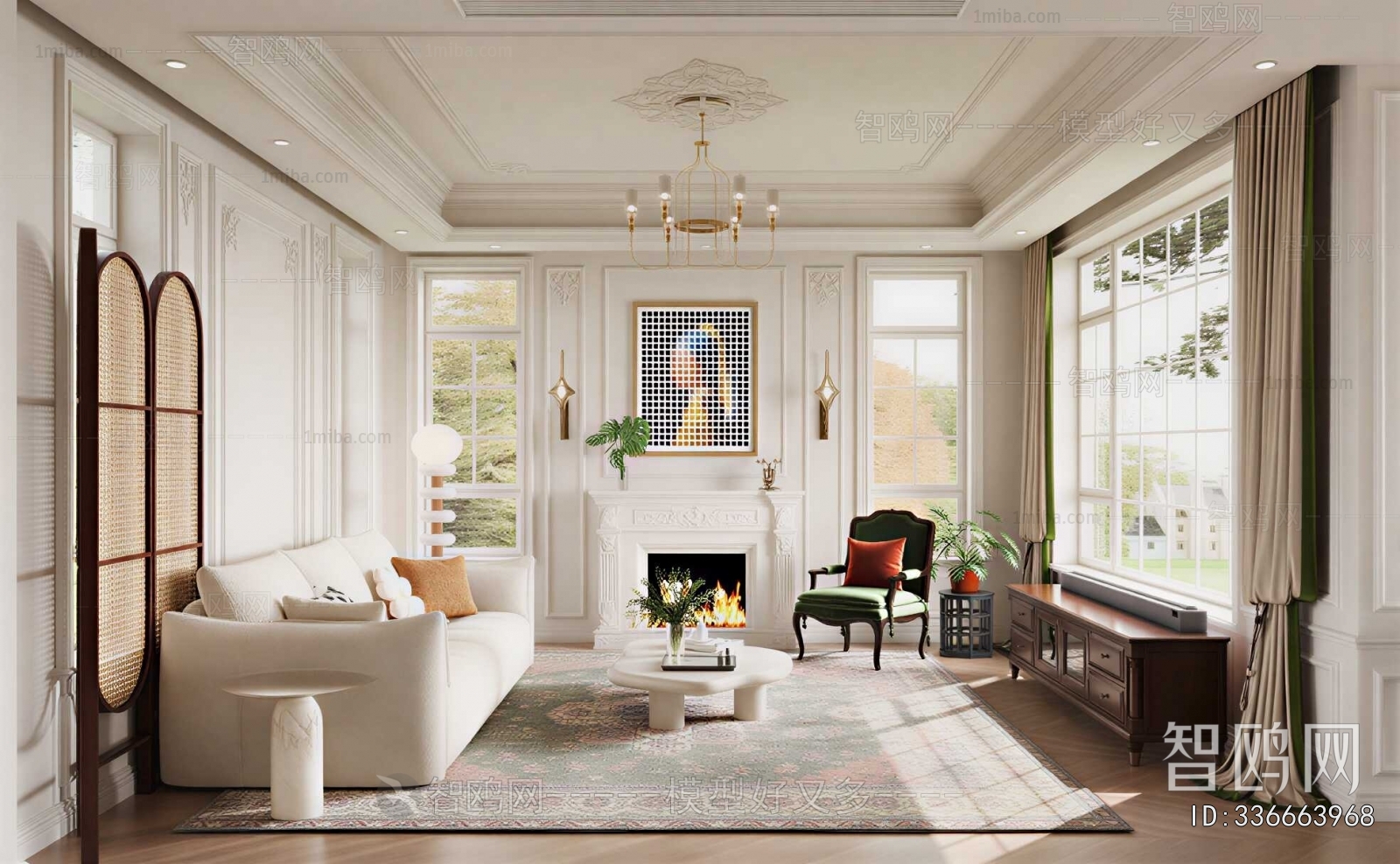 French Style A Living Room