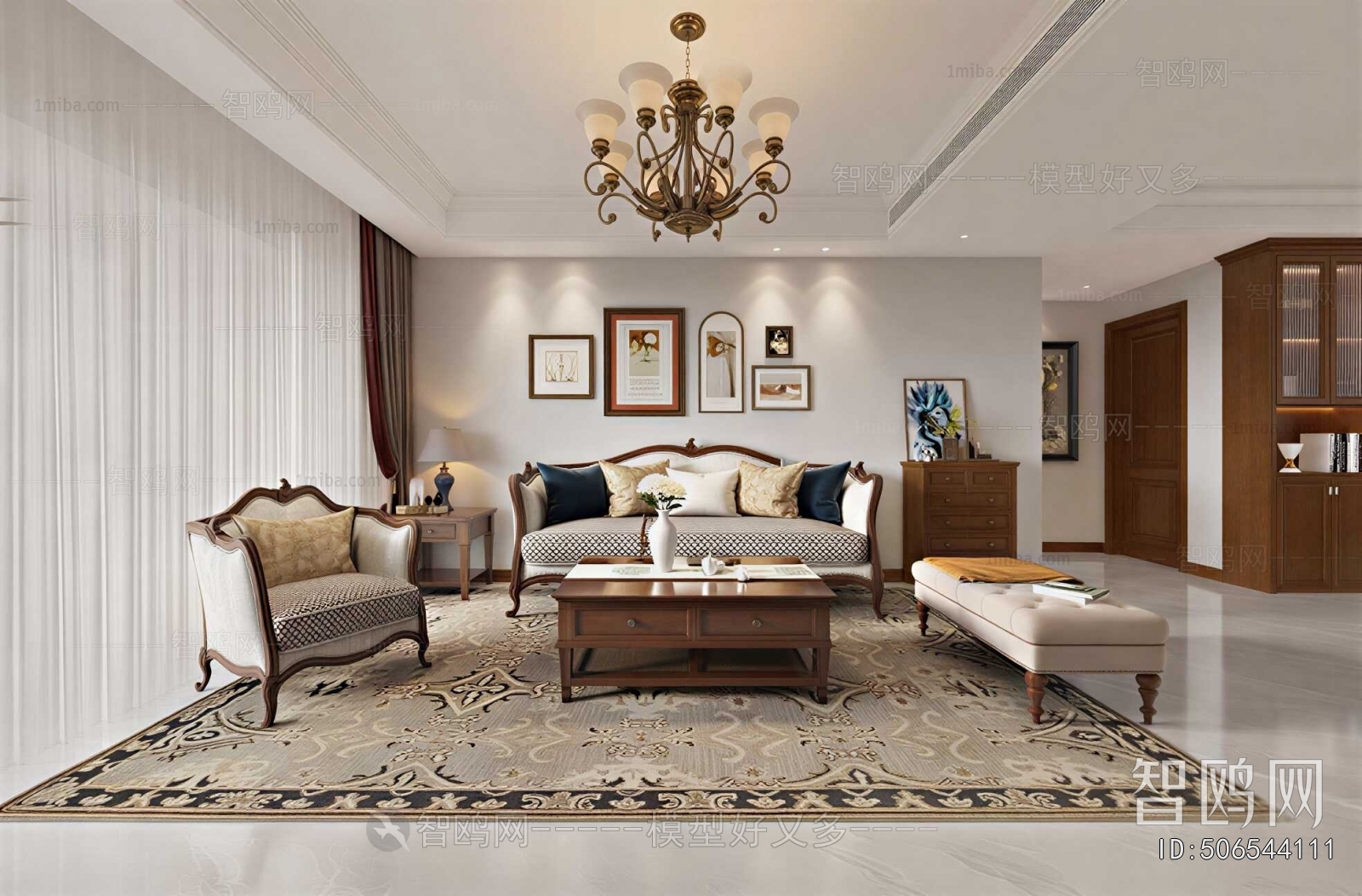 American Style A Living Room