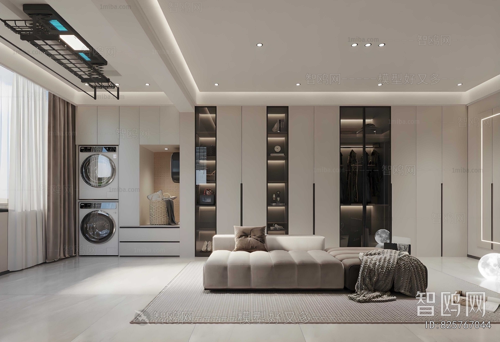 Modern Clothes Storage Area