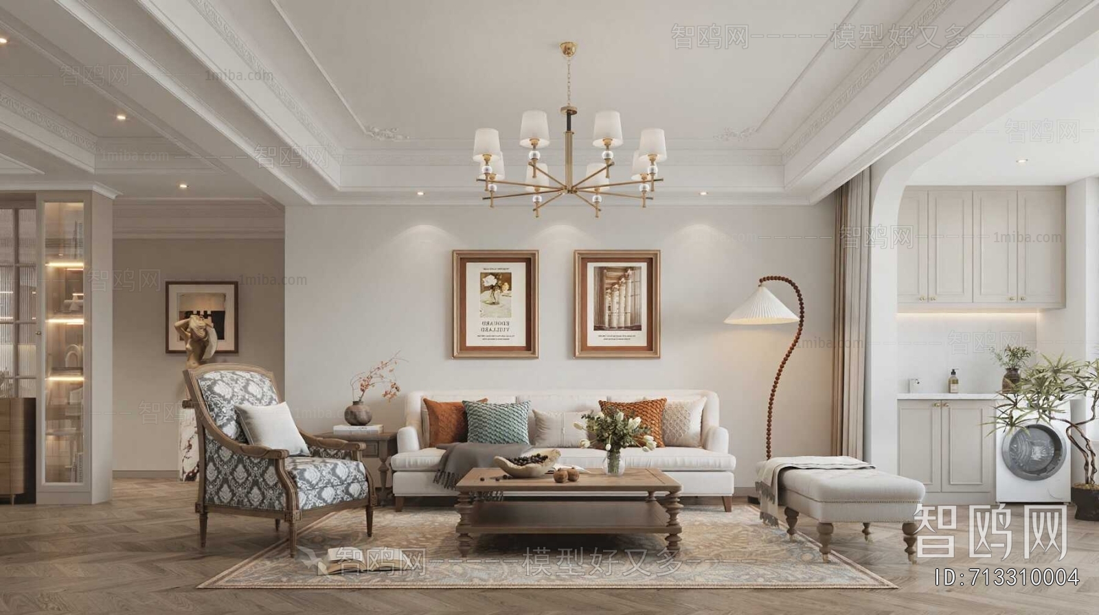 American Style A Living Room