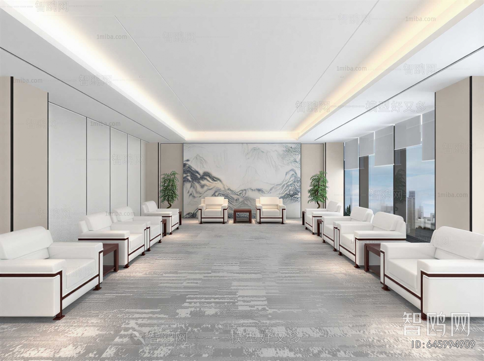 New Chinese Style Reception Room