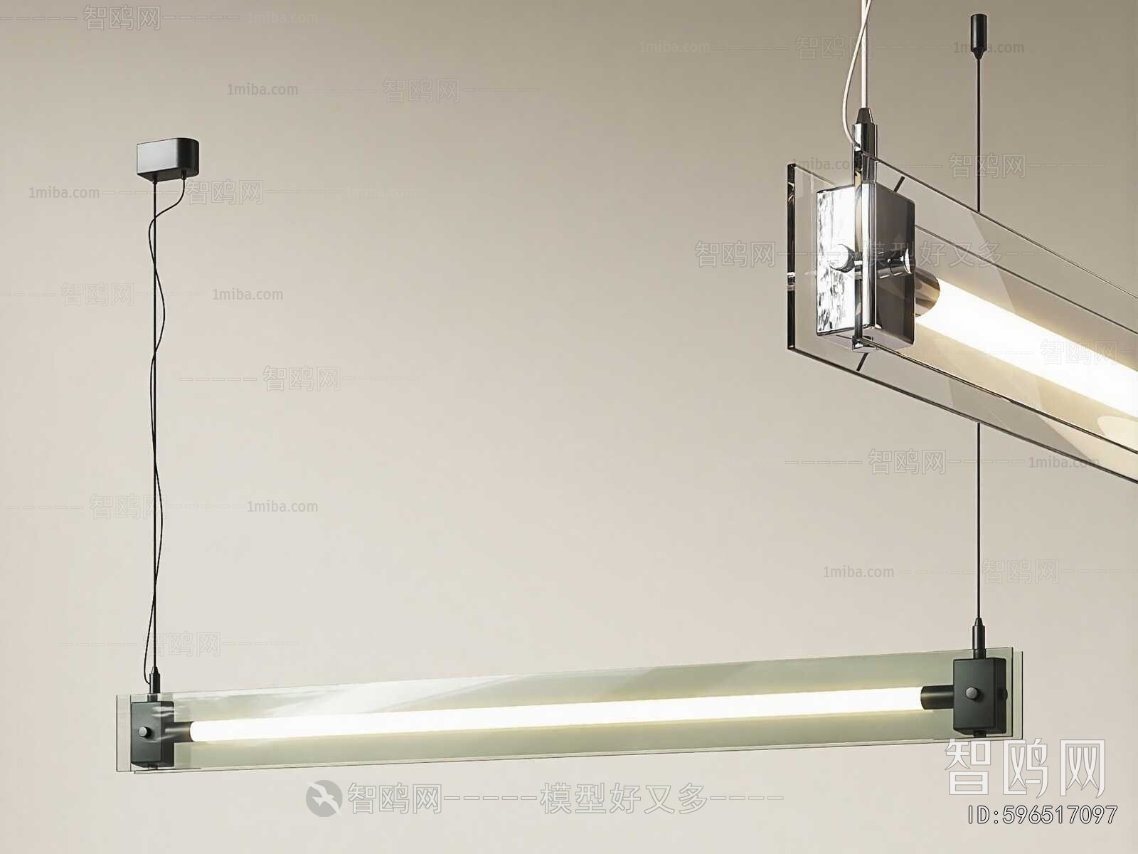 Modern Long Chandelier