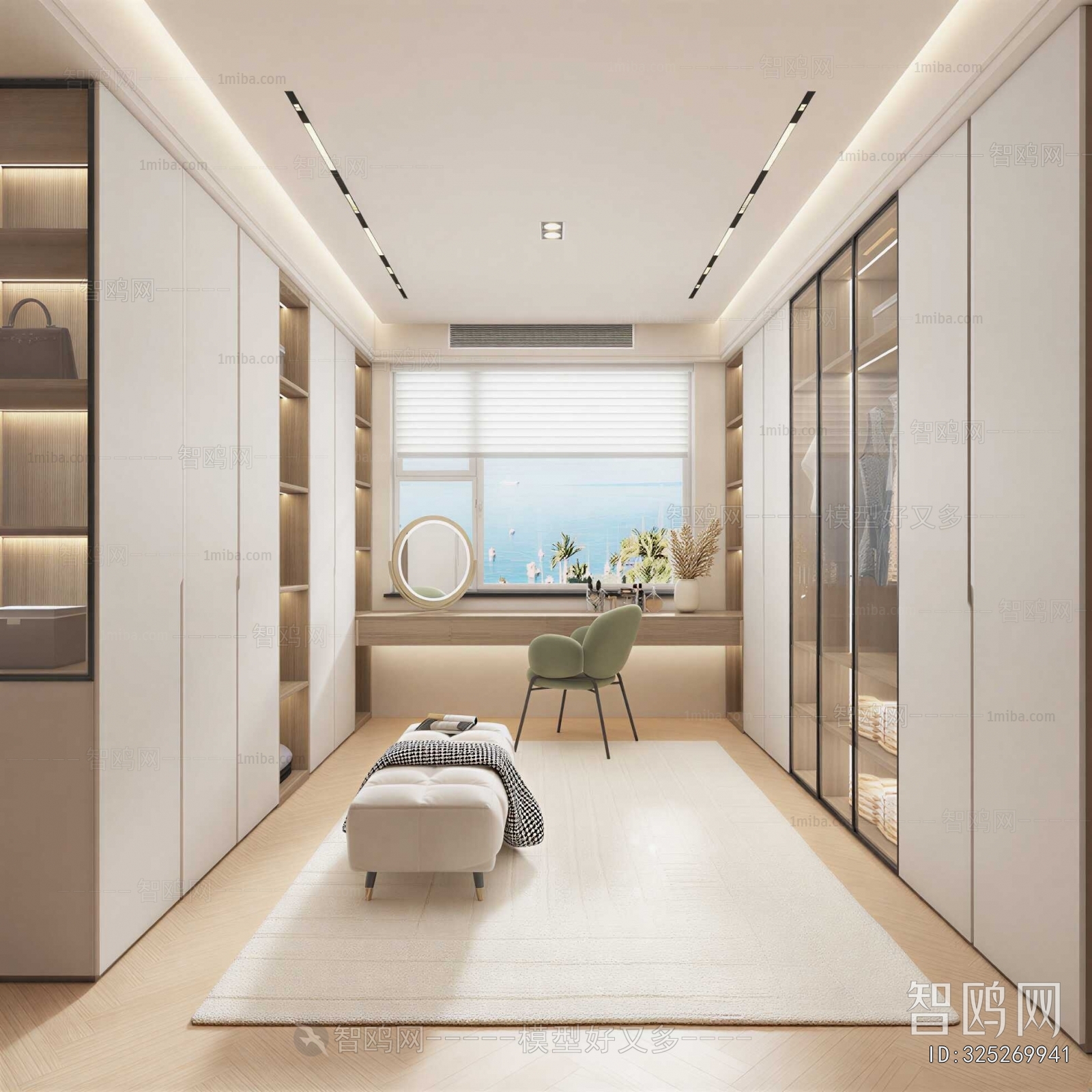 Modern Clothes Storage Area