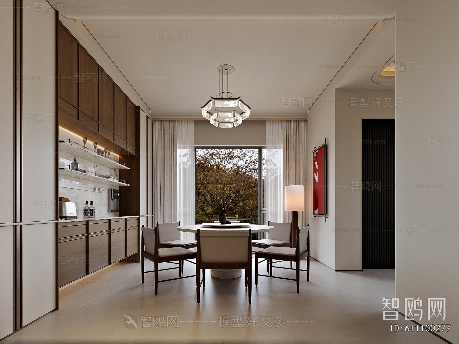 New Chinese Style Dining Room