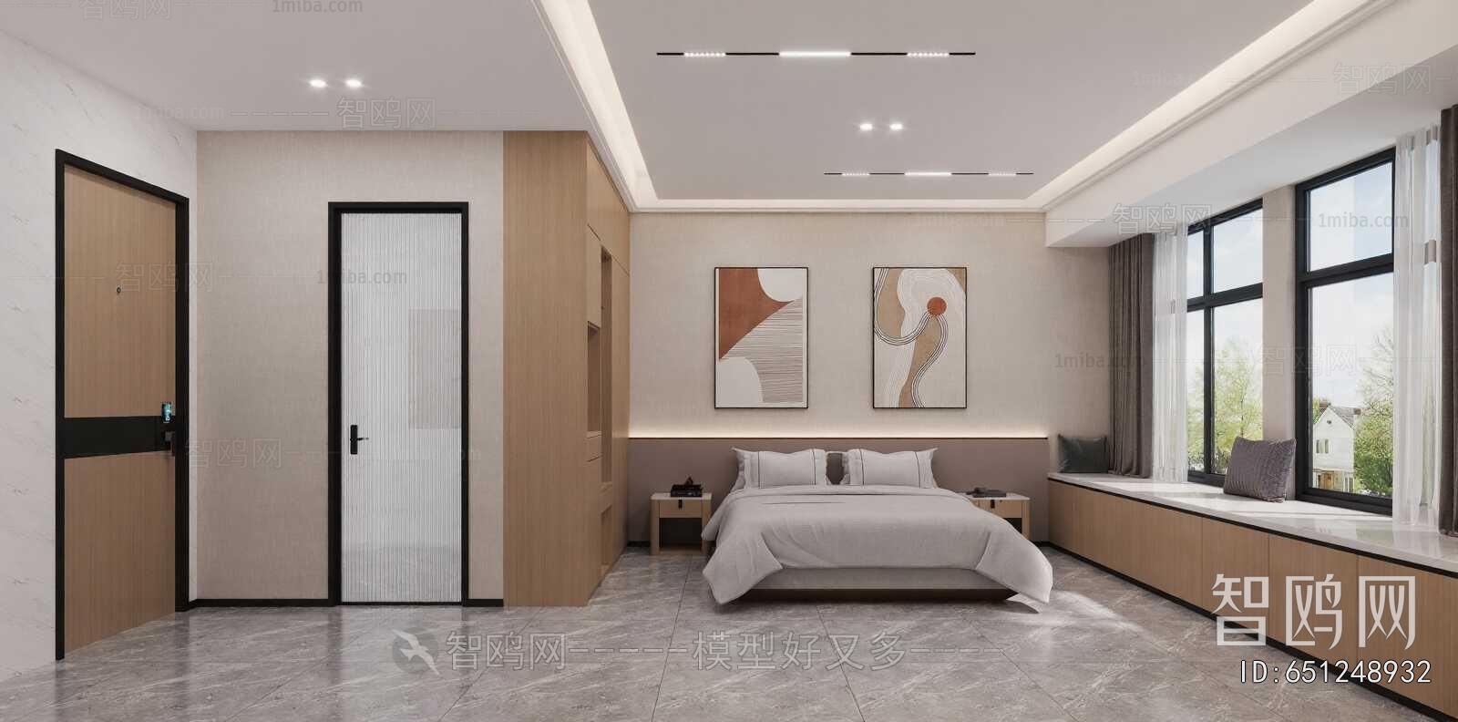 Modern Guest Room