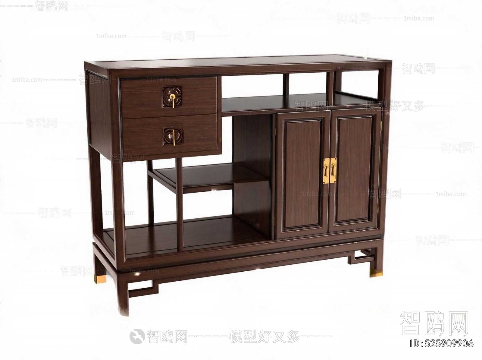 New Chinese Style Side Cabinet