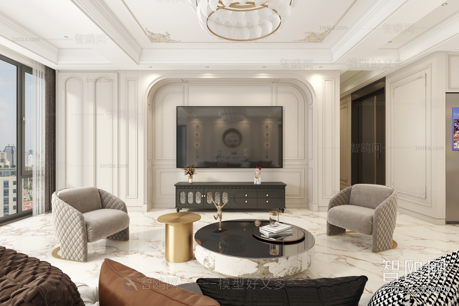 French Style A Living Room