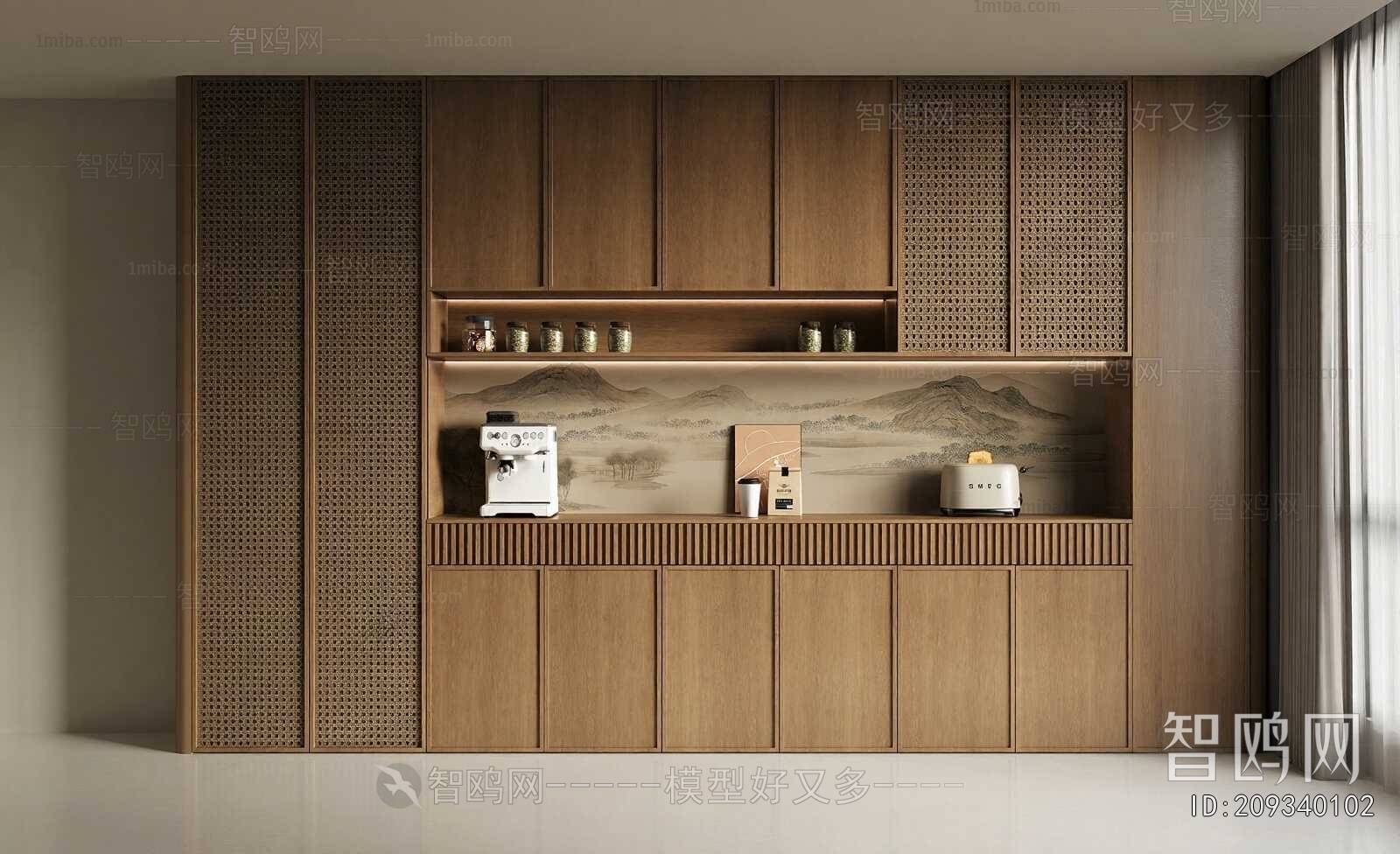 New Chinese Style Sideboard