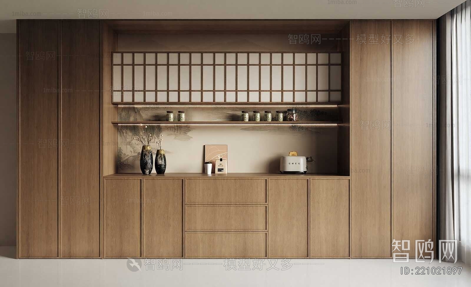 New Chinese Style Sideboard