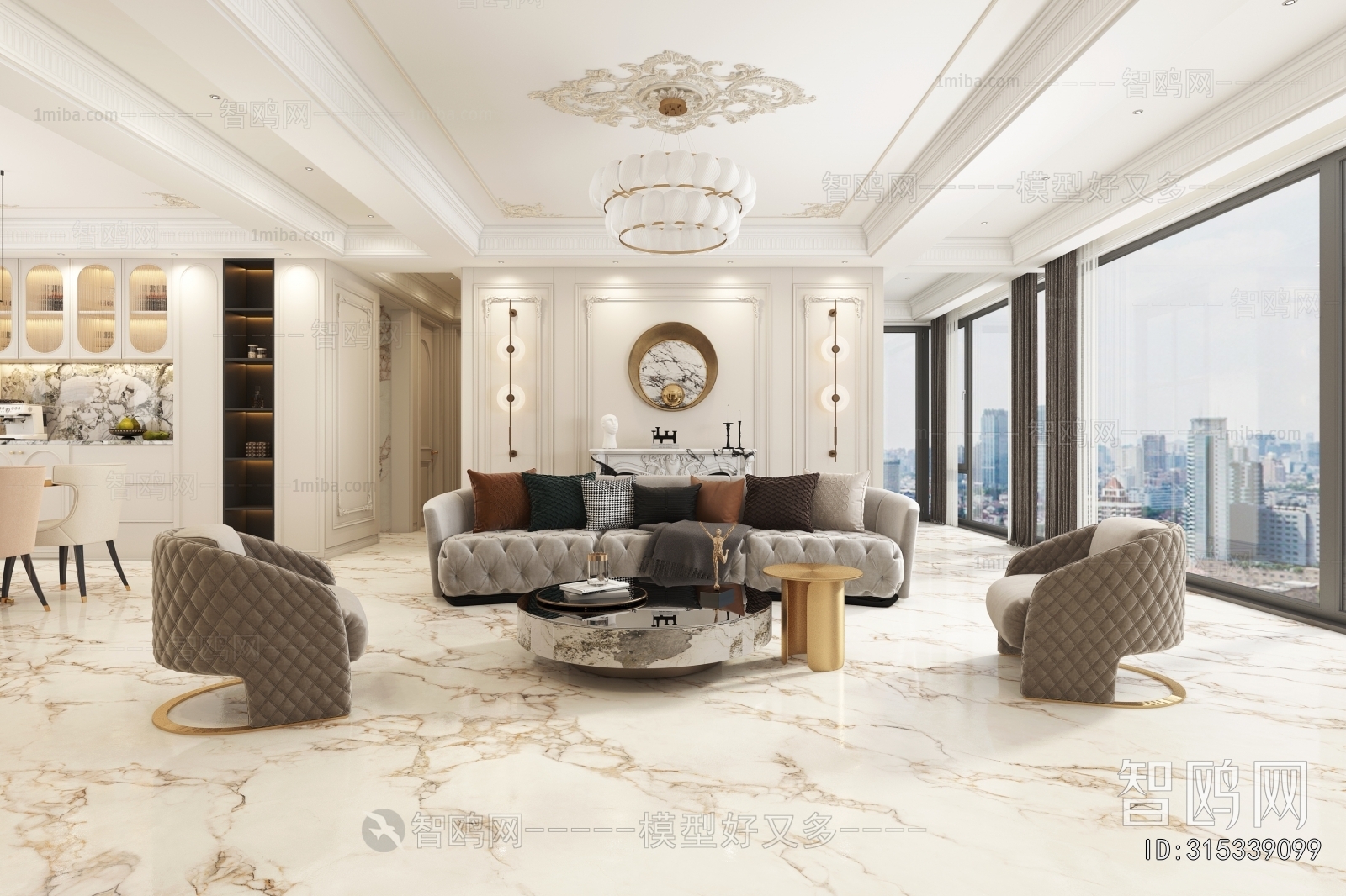 French Style A Living Room