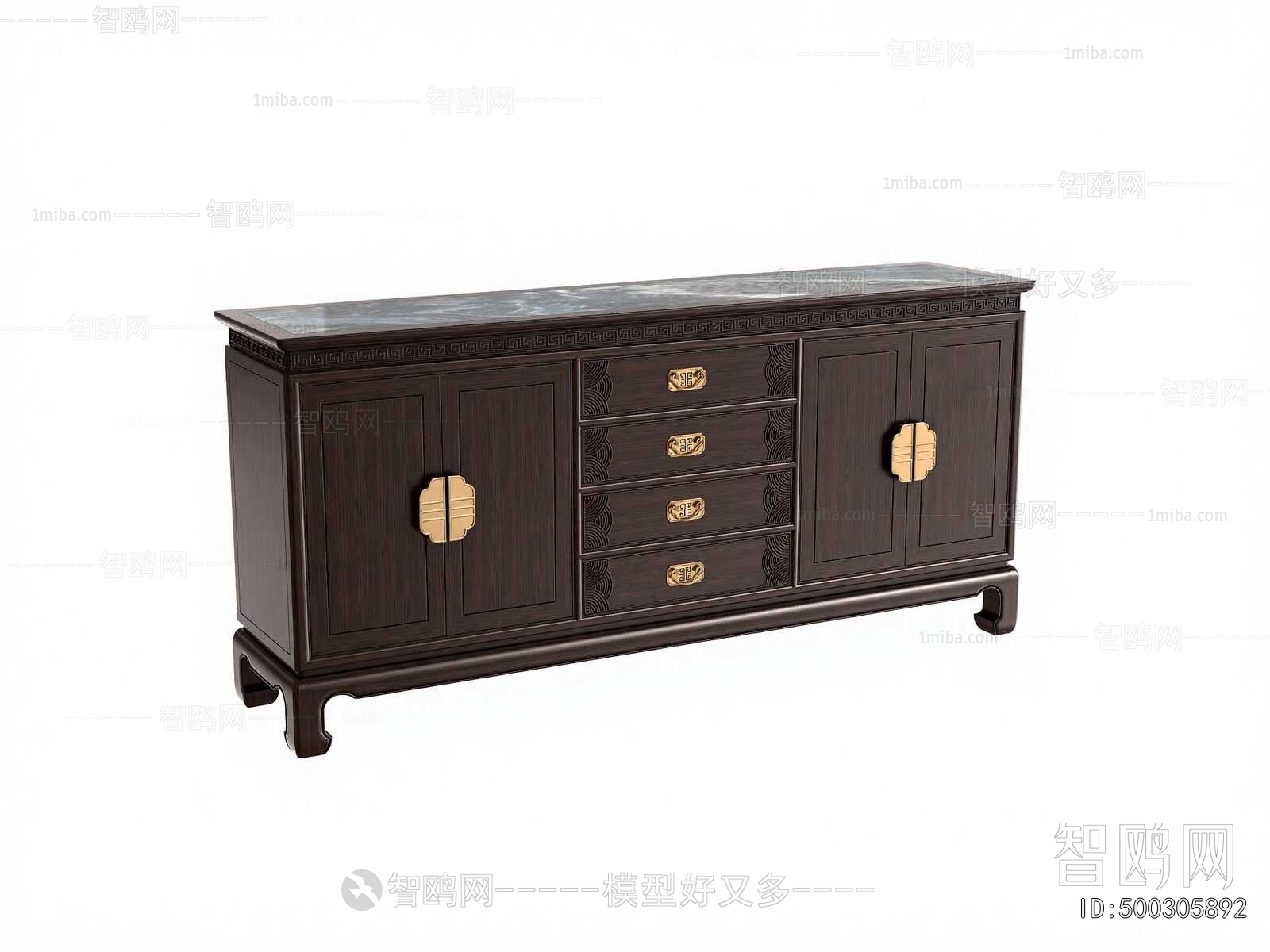 New Chinese Style Entrance Cabinet