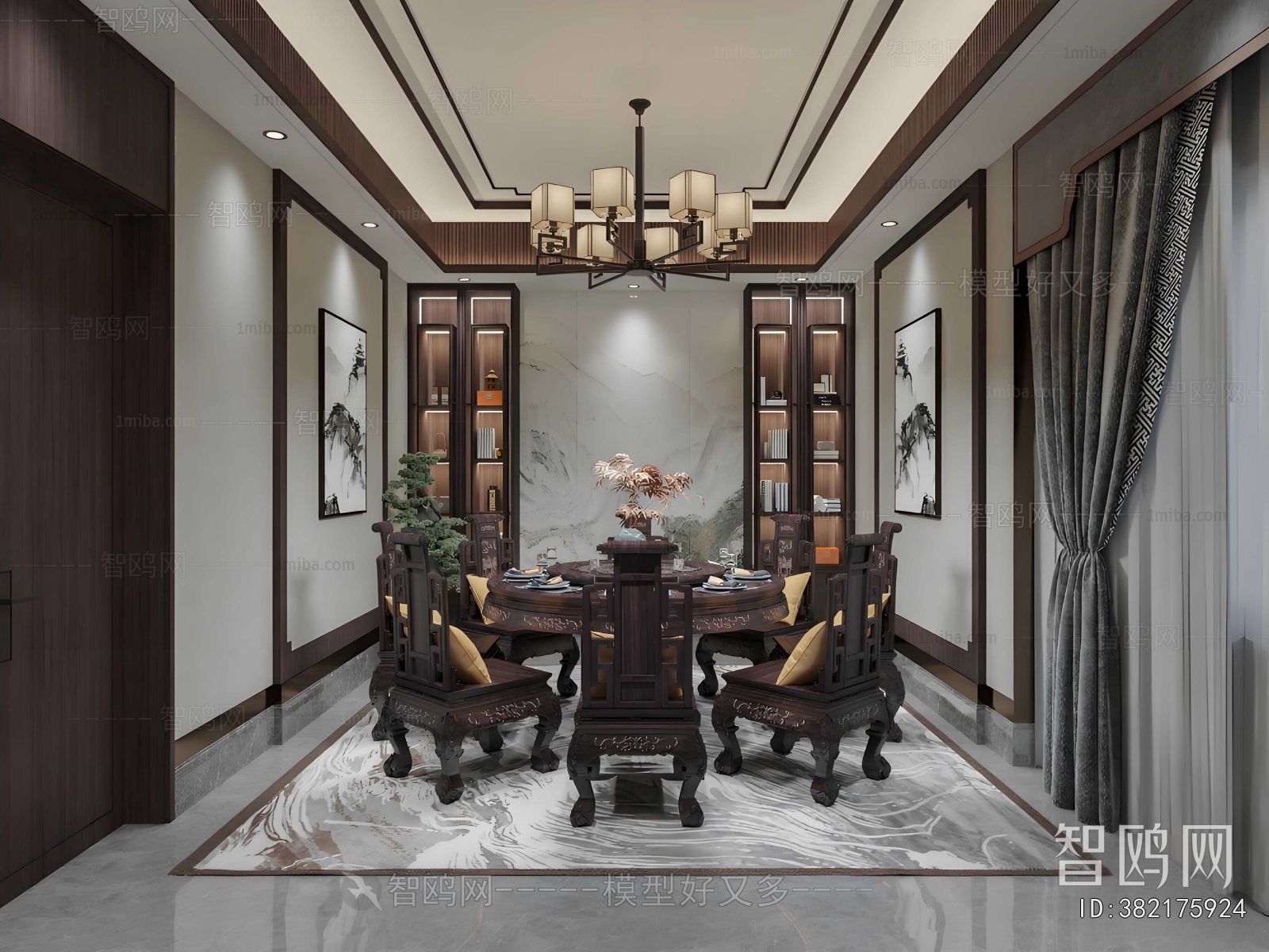 Chinese Style Dining Room