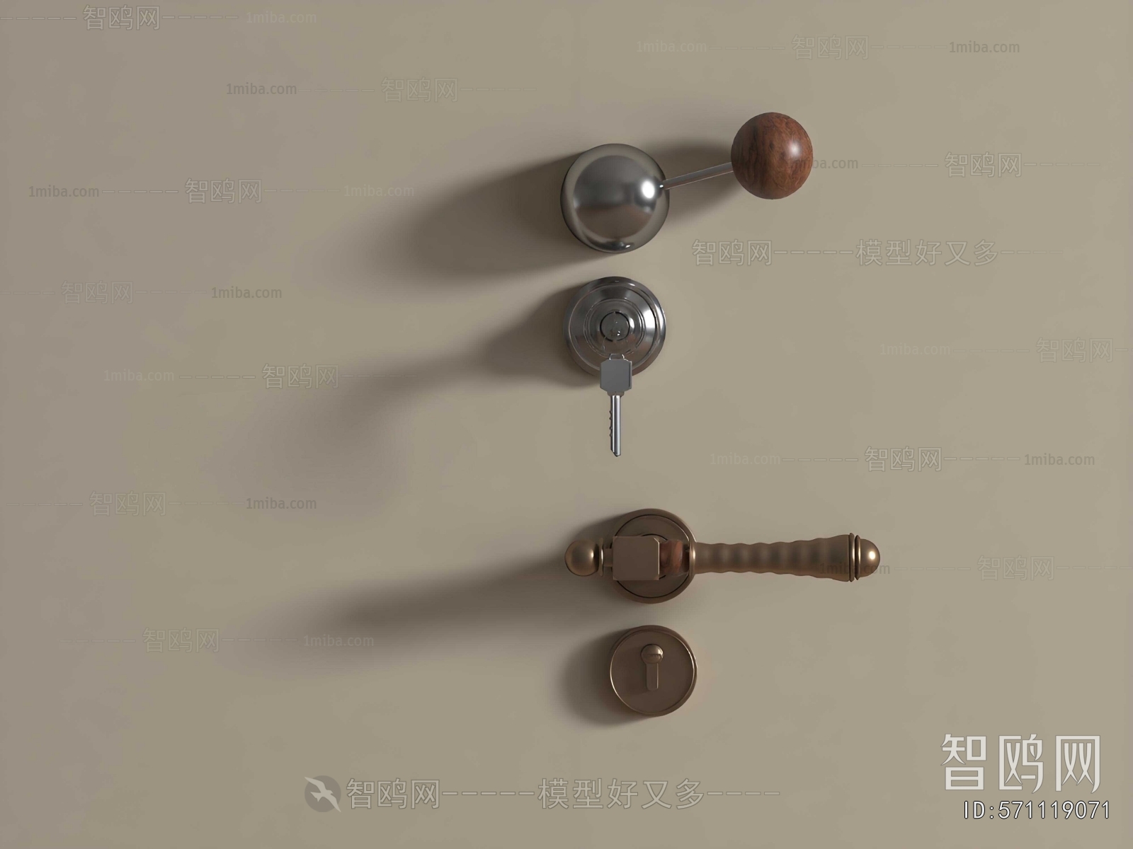 French Style Door Handle