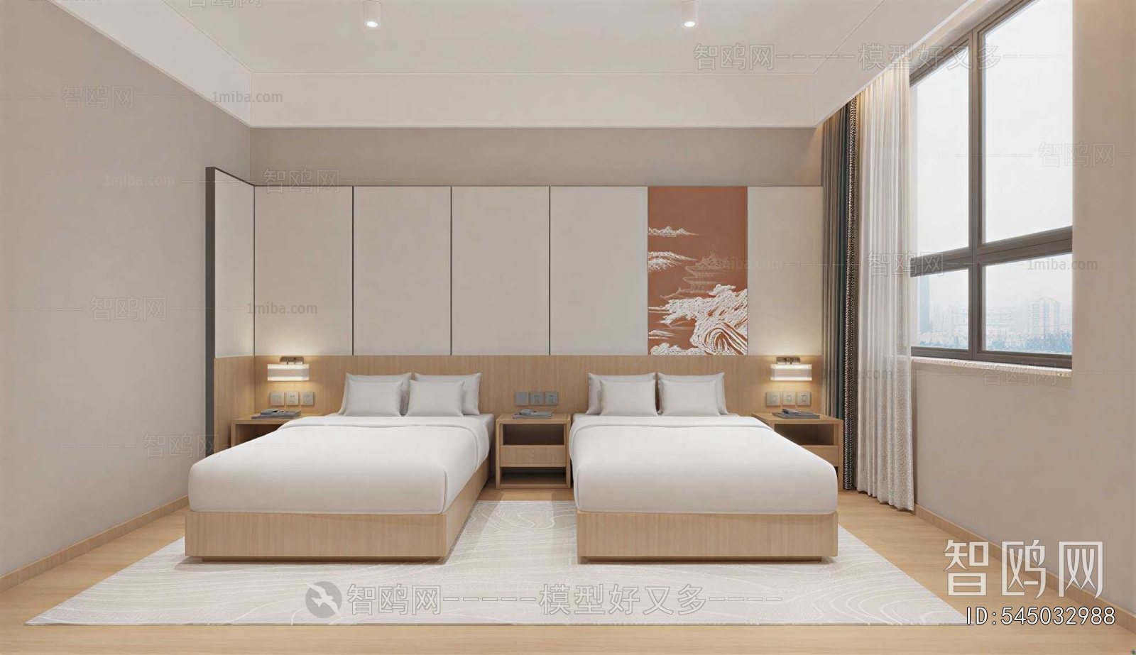New Chinese Style Guest Room
