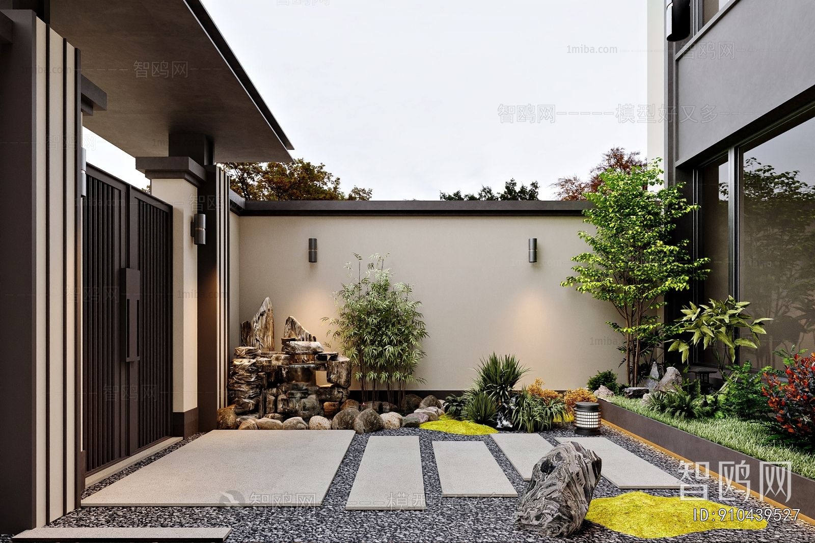 Modern Courtyard/landscape