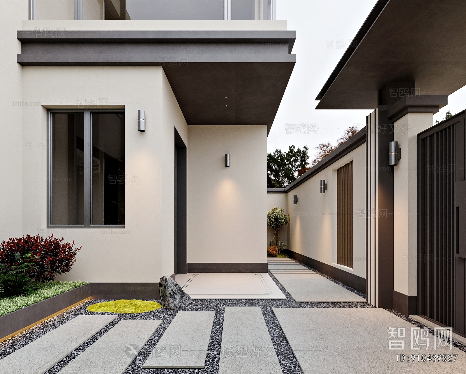 Modern Courtyard/landscape